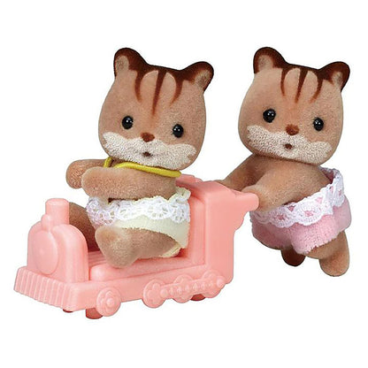 Sylvanian Families Walnut Squirrel Twins V2