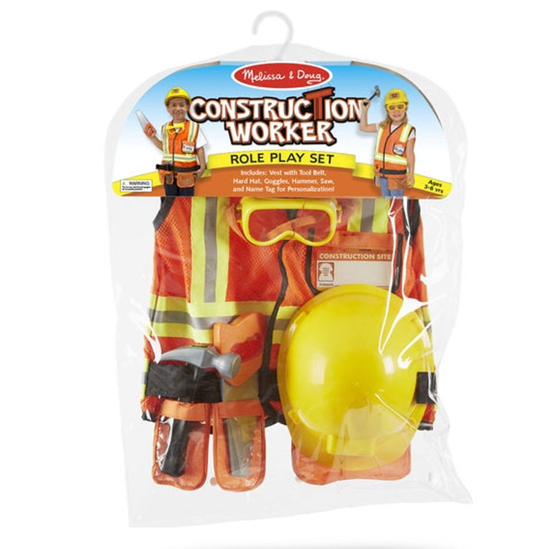 Melissa & Doug Construction Worker Costume Set