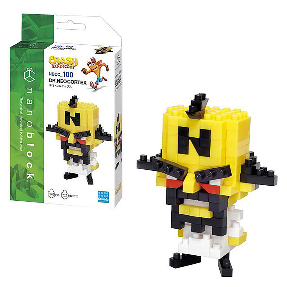 nanoblock Crash Bandicoot Dr Neo Cortex (140 pieces)