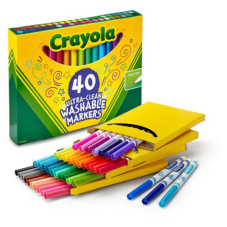 Crayola Fineline Markers (Pack of 40)
