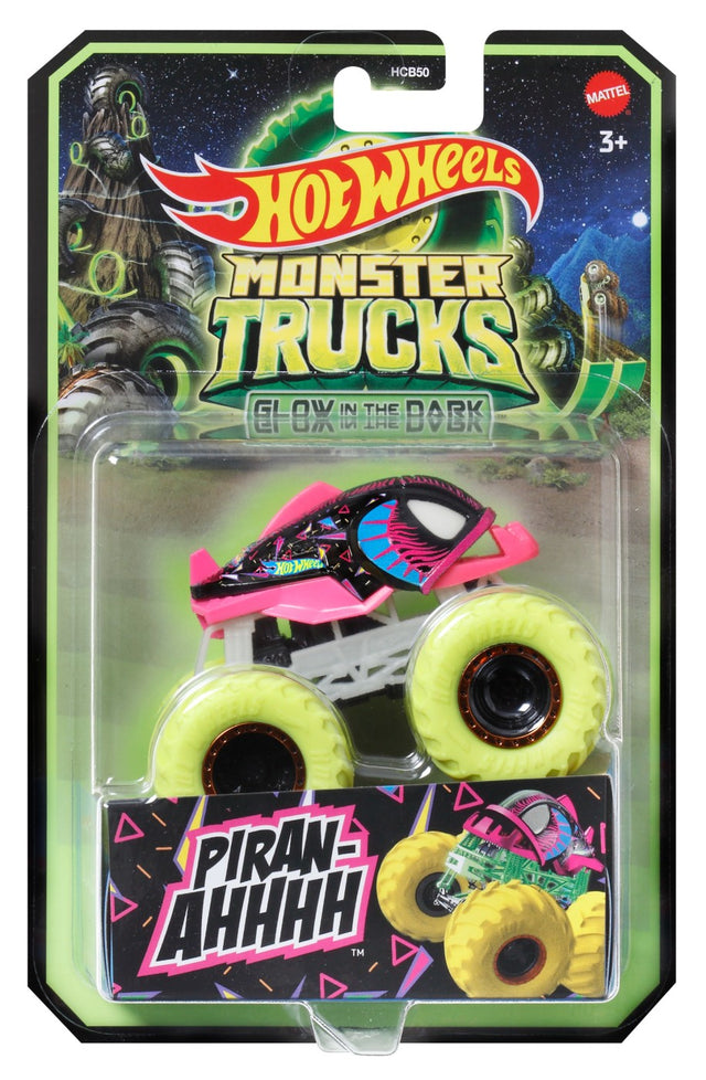 Hot Wheel Monster Trucks Glow In The Dark Piran-Ahhhh