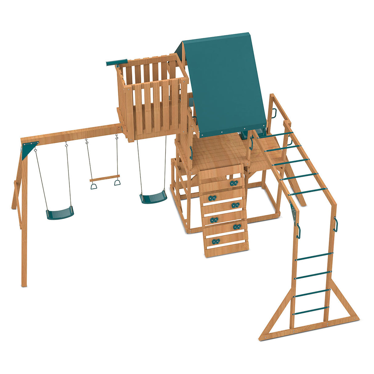 Lifespan Kids Walton Play Centre Set with 2.2m Green Slide