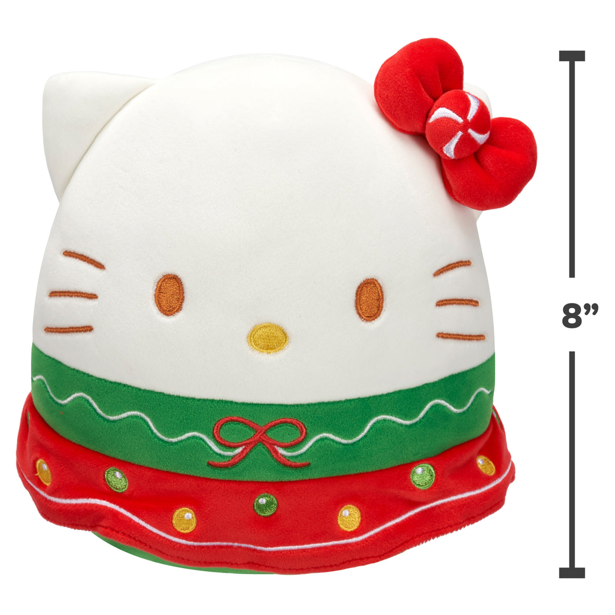 Squishmallows Hello Kitty Holiday Hello Kitty 8"  Plush