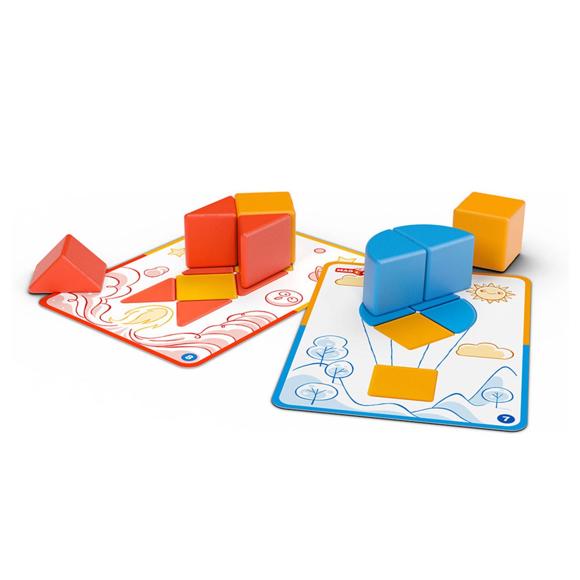 Geomag Magicube Blocks & Cards (16 pieces)