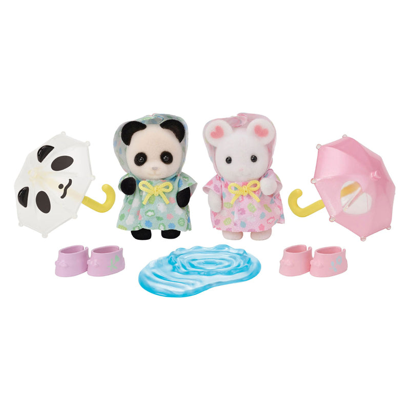 Sylvanian Families Nursery Friends Rainy Day Duo