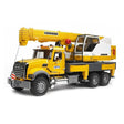 Bruder 1/16 MACK Granite Liebherr Crane Truck