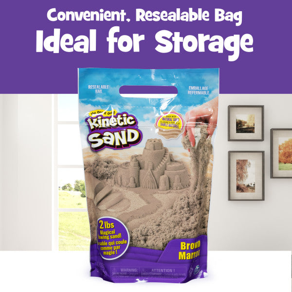 Kinetic Sand 900g Colour Bag Brown