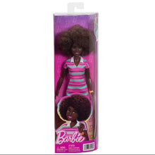Barbie Fashionistas Doll #247 with Pink and Green Striped Dress