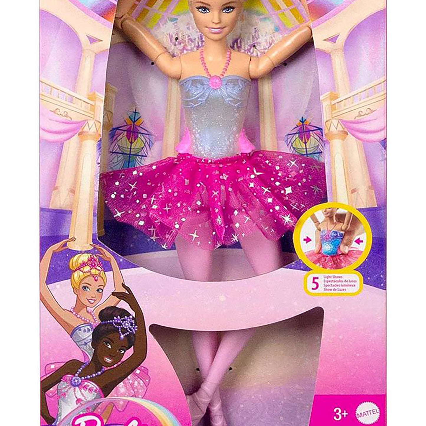 Barbie Dreamtopia Twinkle Lights Doll, Pink