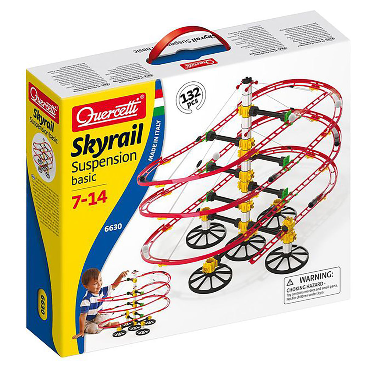 Quercetti Skyrail Suspension Basic - Marble Run