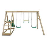 Lifespan Kids Winston 4-Station Timber Swing Set with Slide