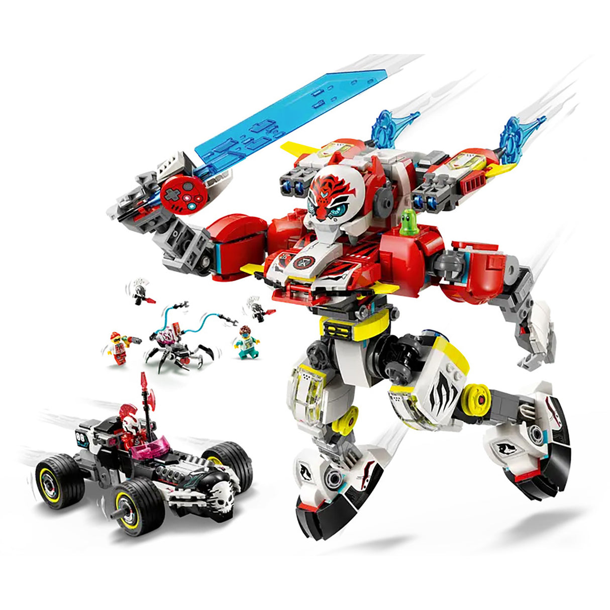 LEGO Dreamzzz Cooper's Tiger Mech & Zero's Hot Rod Car 71497