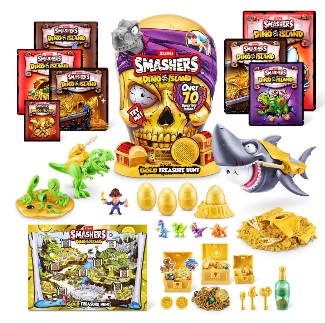 Zuru Smashers Dino Island Gold Treasure Hunt Assorted