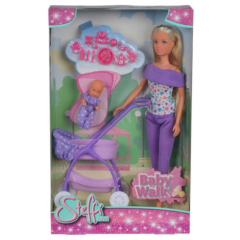 Steffi Love Baby Walk Doll Set Assorted