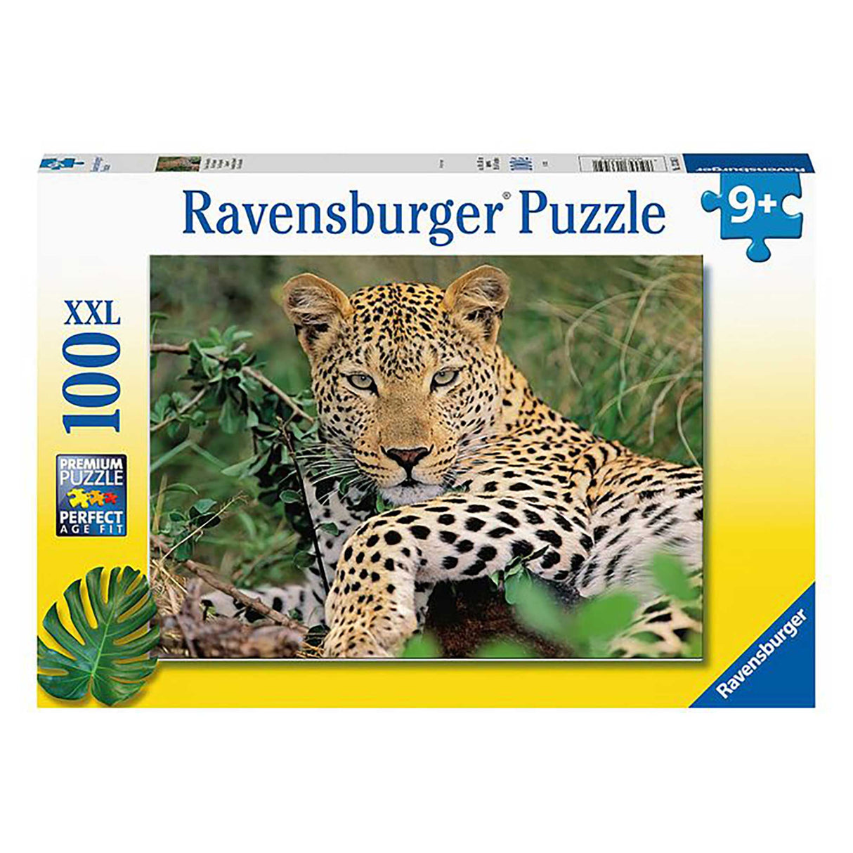 Lounging Leopard Puzzle - 100 piece Lounging Leopard Puzzle - 100 piece