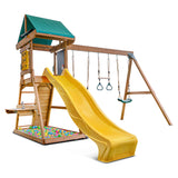 Lifespan Kids Birmingham Play Centre Set with 2.2m Yellow Slide