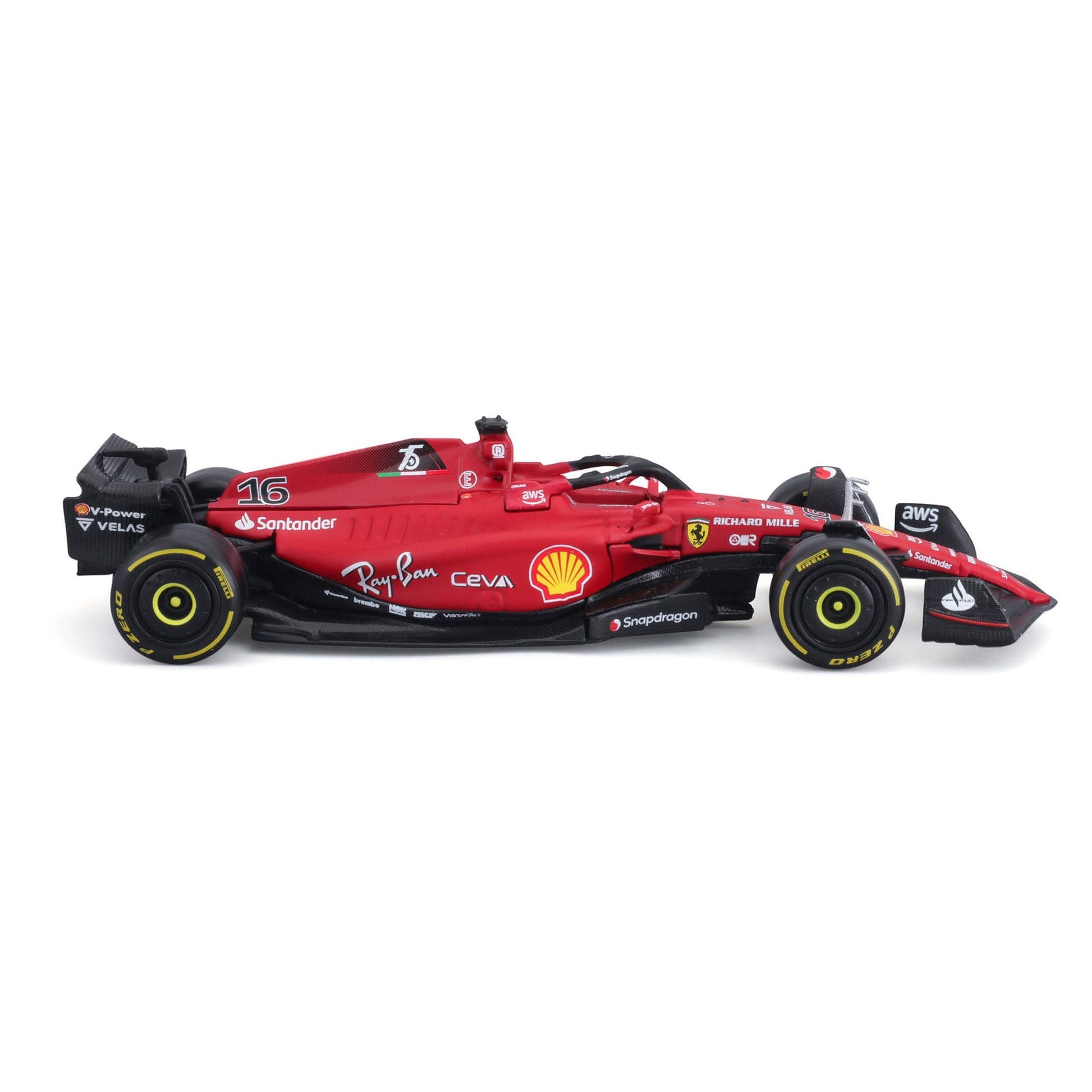Bburago 1:43 Ferrari Racing 2022 F1 - 75 - Leclerc #16