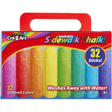 Cra-Z-Art Stationery Sidewalk Chalk 32 Pack