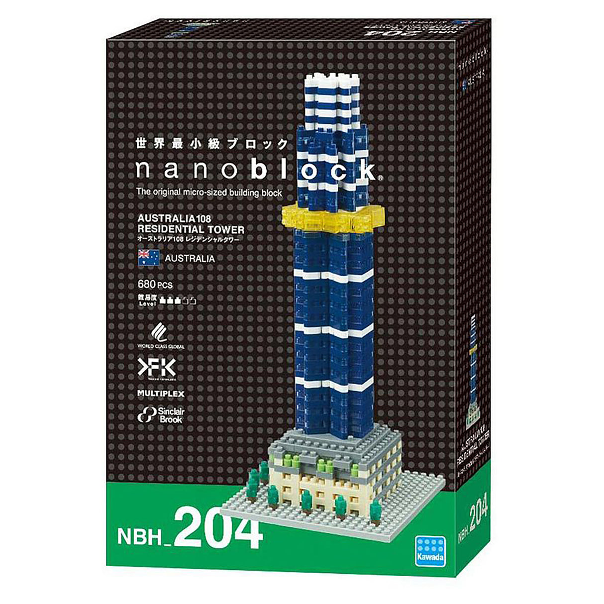 nanoblock Australia 108 Residential Tower (680 pieces)