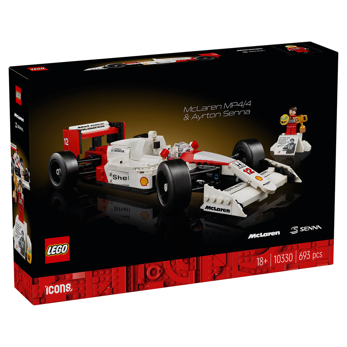 LEGO Icons Mclaren Mp4/4 & Ayrton Senna 10330