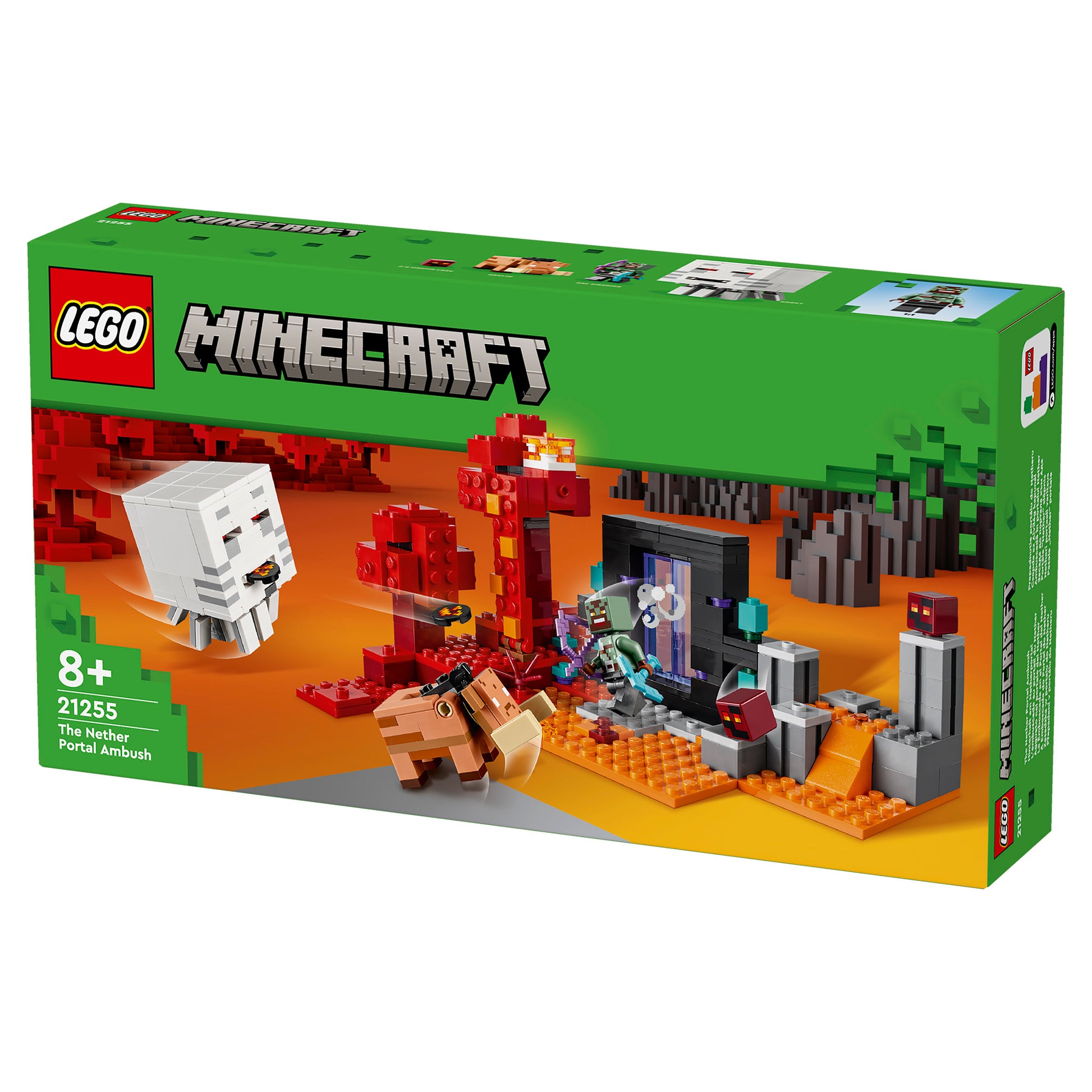 LEGO Minecraft The Nether Portal Ambush 21255, (352-pieces)