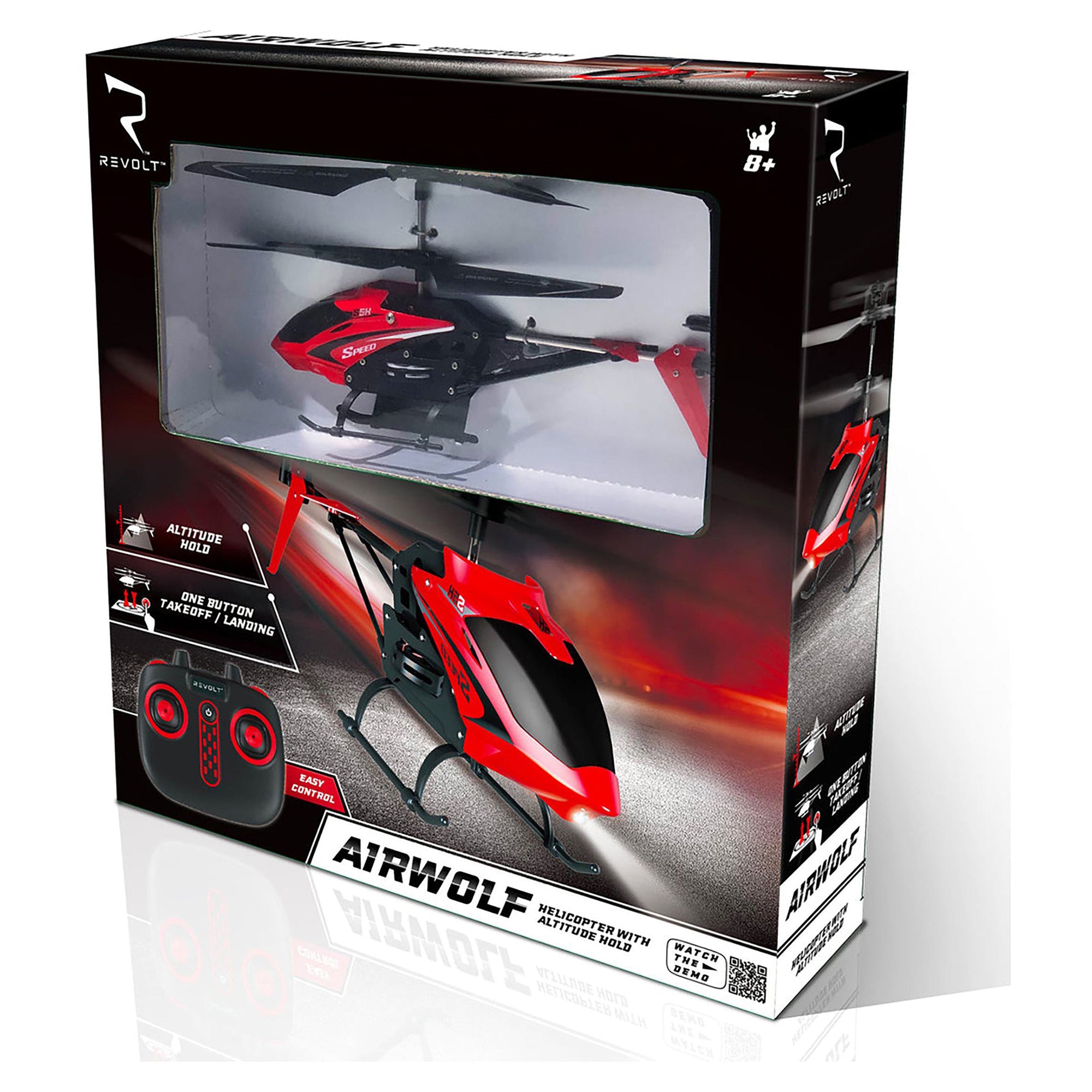 Revolt Radio Control Airwolf Helicopter with Auto Hover Toys R Us Au Toys R Us Australia