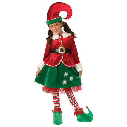 Elf Deluxe Girl Child Costume