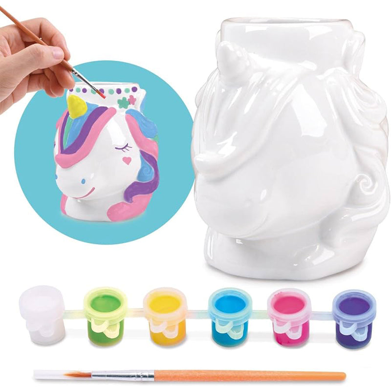 Paint Your Own Ceramic Unicorn Pot
