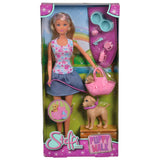 Steffi Love Puppy Walk Doll Set