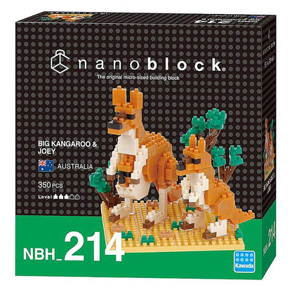 nanoblock Big Kangaroo & Joey (350 pieces)