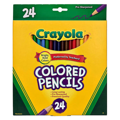Crayola Full Size coloursed Pencils (Pack of 24)