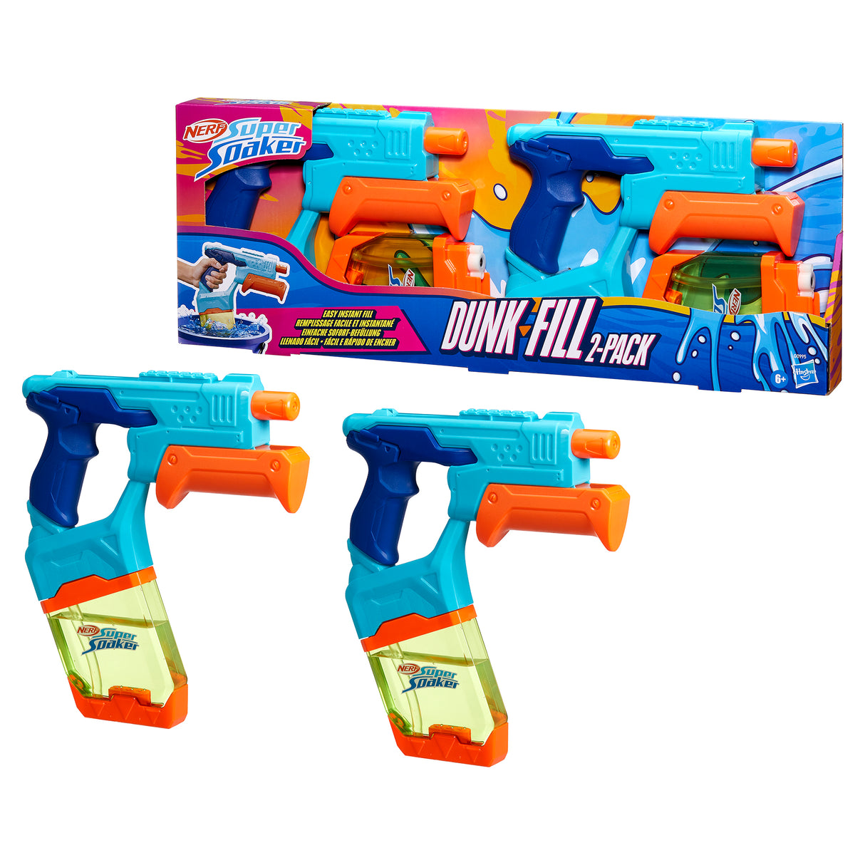 Nerf Super Soaker Dunk Fill 2 Pk