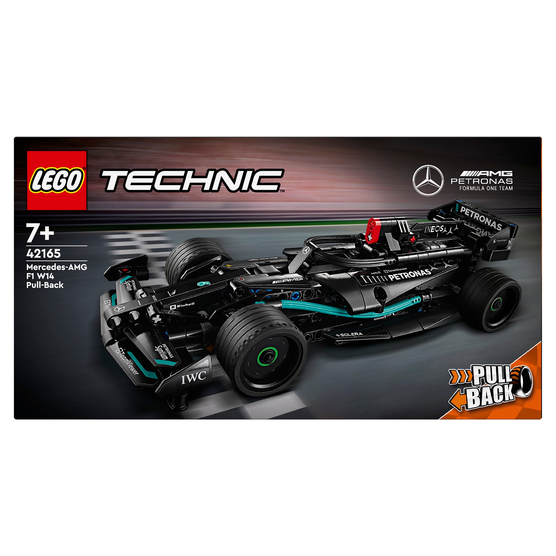 LEGO Technic Mercedes-Amg F1 W14 E Performance Pull-Back 42165, (240-Pieces)