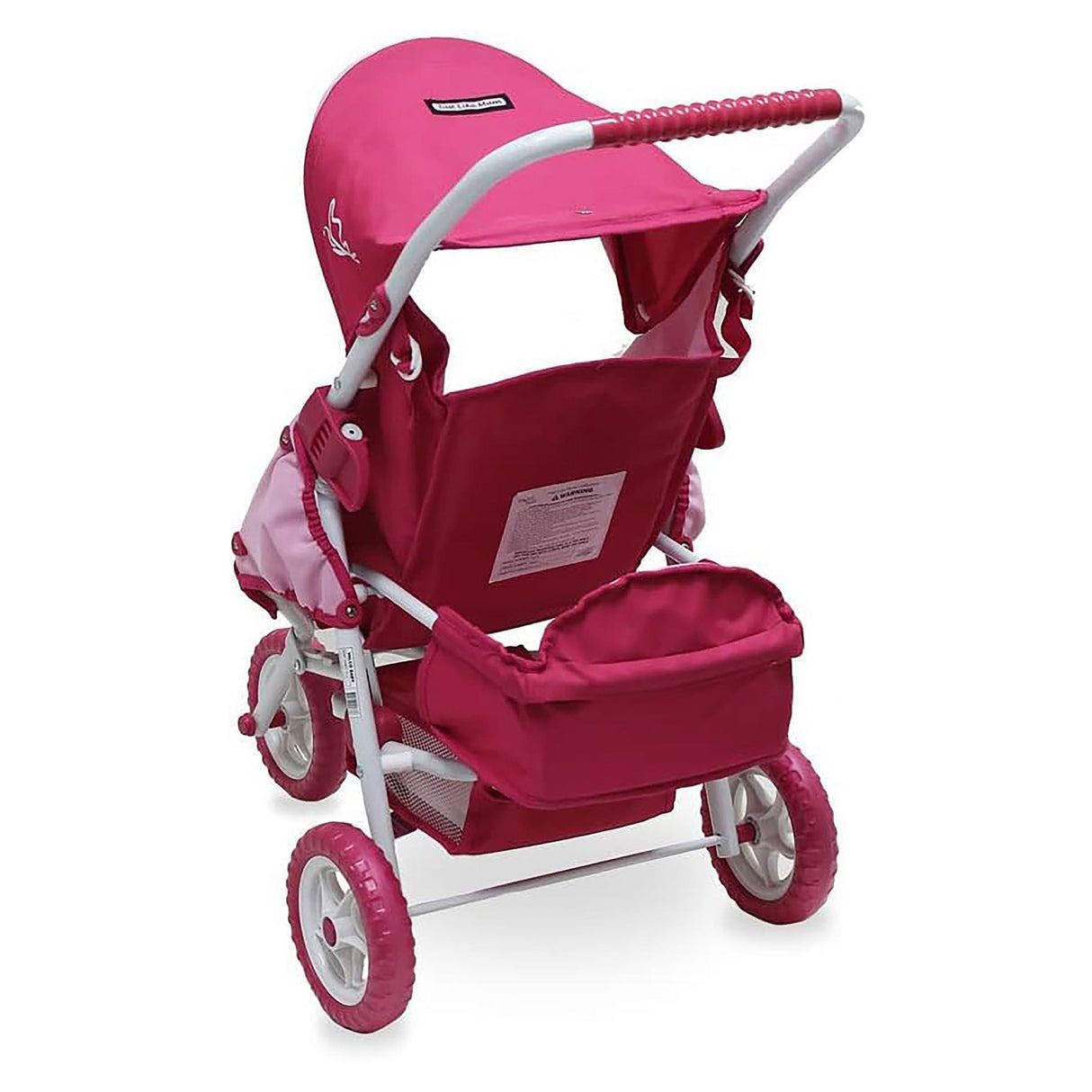 Valcobaby Mini Marathon Doll Stroller with Toddler Seat, Pink