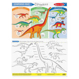 Melissa & Doug Colour-A-Mat - Dinosaurs