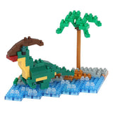 nanoblock Dinosaurs - Waterside Parasaurolophus (150 pieces)