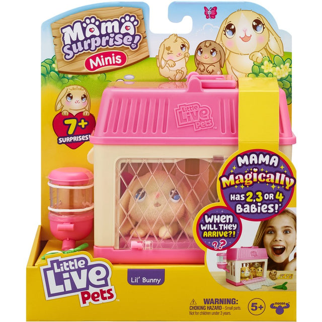 Little Live Pets Mama Surprise Minis Playset Lil Bunny