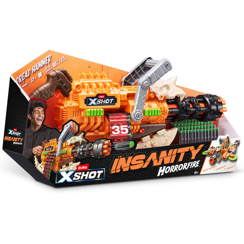 Zuru X-Shot Insanity HorrorFire Dread Hammer Blaster