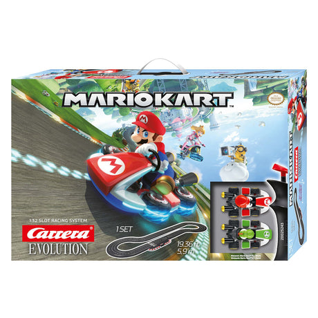 Carrera Evolution 1.32 scale slot set Mario Kart 8 7.5 mtr track