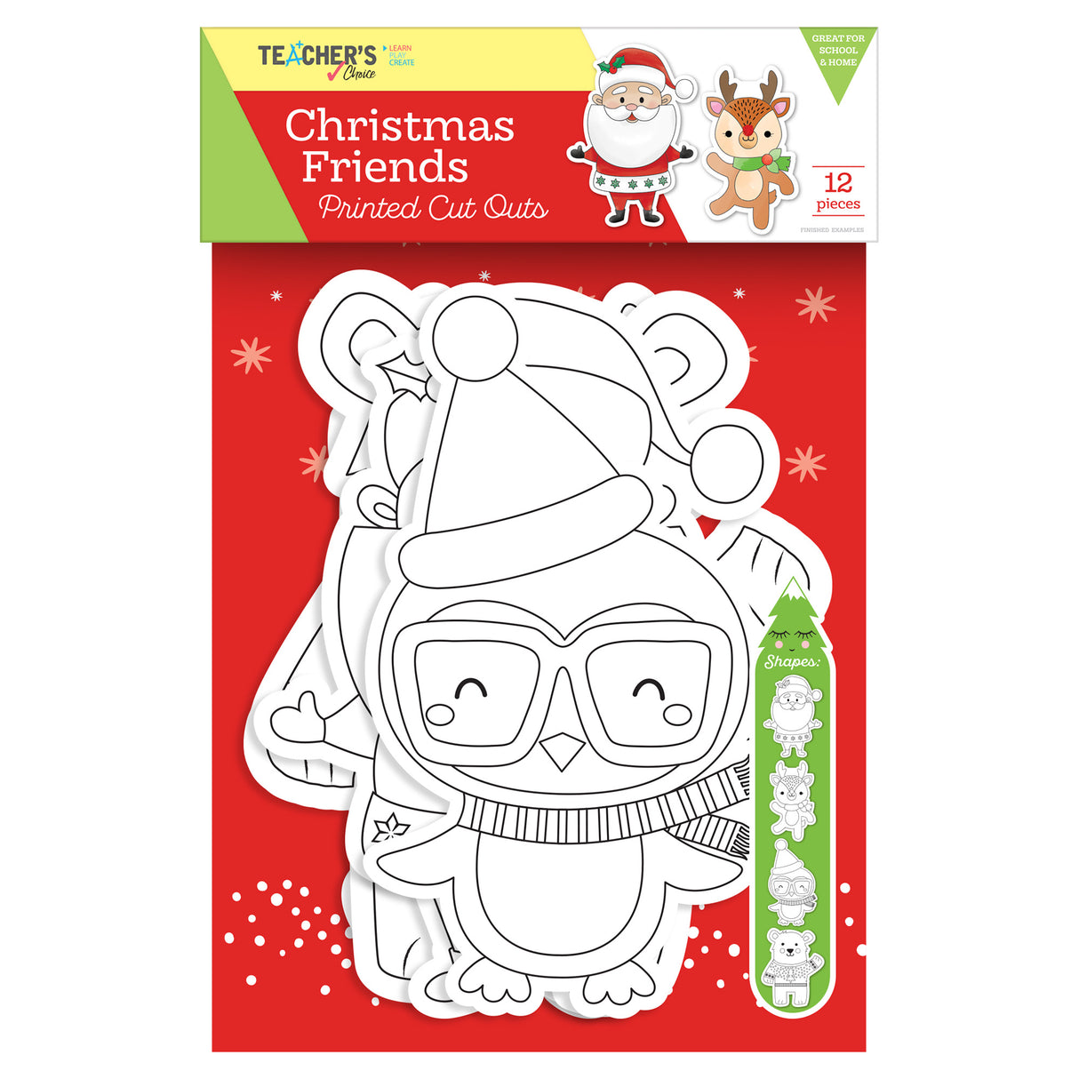 Teacher's Choice Christmas Cut Out Characters (12 Piece)