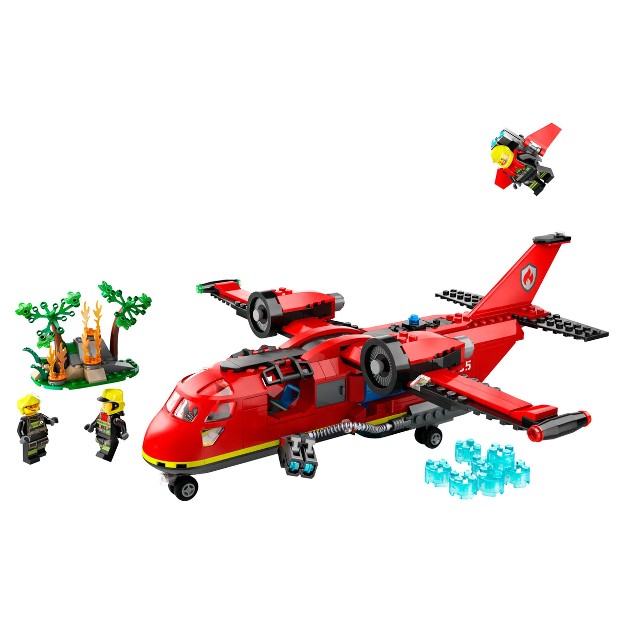 LEGO City Fire Rescue Plane 60413, (478-pieces)