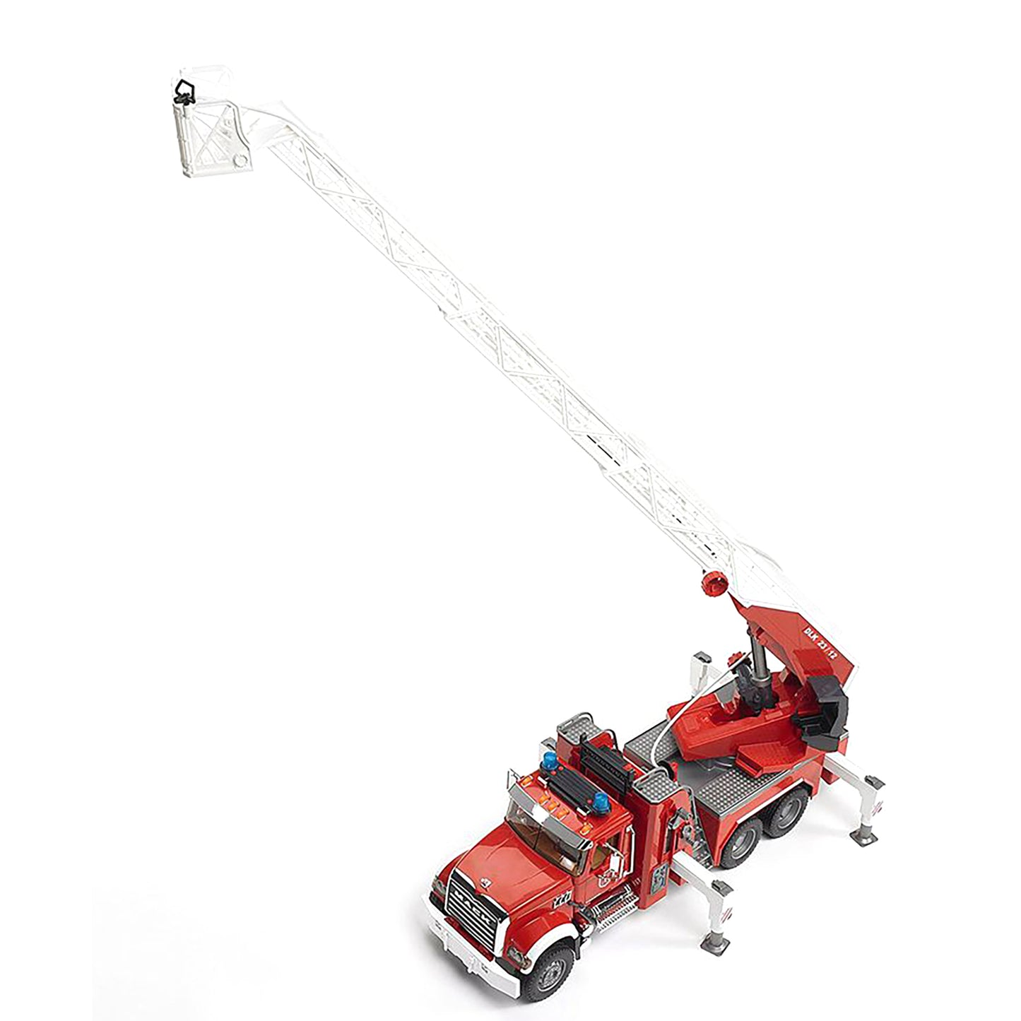 Bruder 1/16 Mack Granite Fire Engine with Slewing Ladder and Water Pump