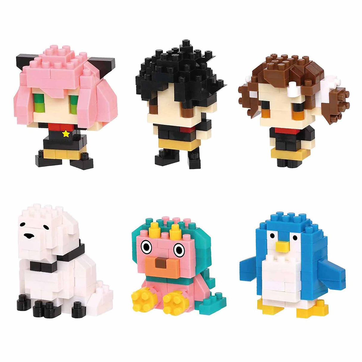 NanoBlock Mini Nano Spy X Family Vol.2 (Pack of 6)