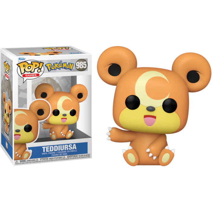 Funko Pokemon Teddiursa Pop! Vinyl #985