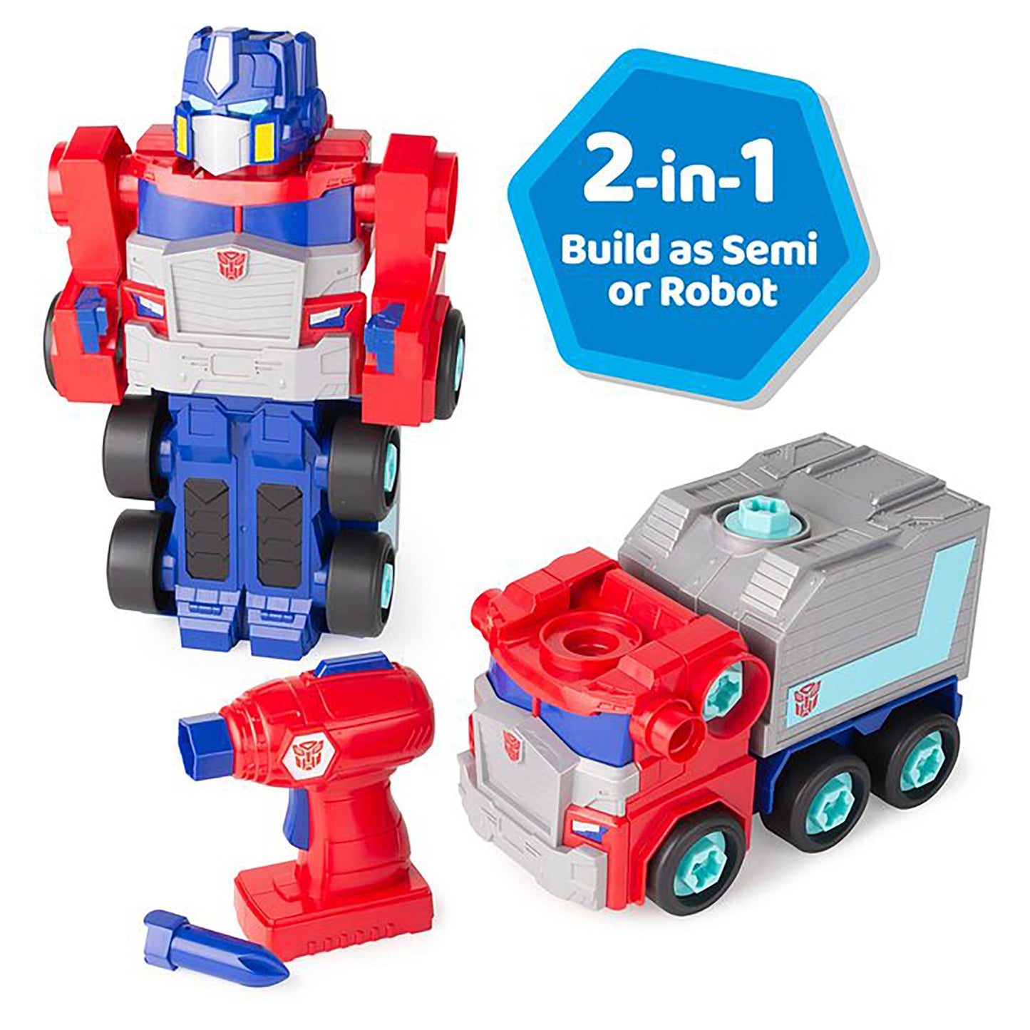 Transformers Build-A-Buddy 2-in-1 Optimus Prime