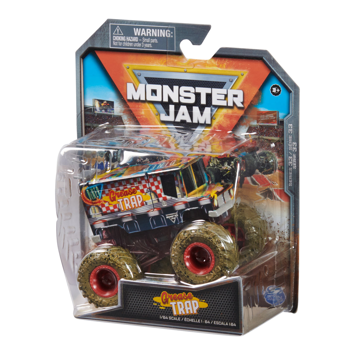 Monster Jam 1:64 Grease Trap Series 33 Die-cast Truck