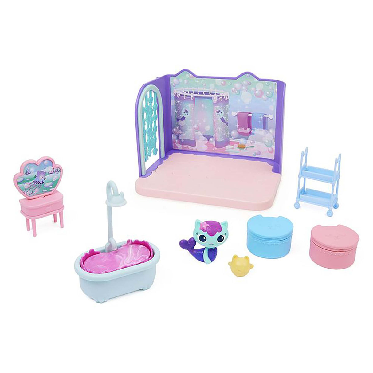 Gabby's Dollhouse Deluxe Room - MerCat's Primp & Pamper Bathroom