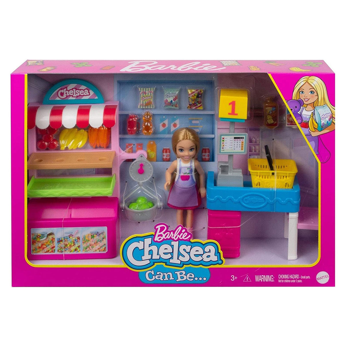 Barbie Chelsea Can Be Snack Supermarket Playset