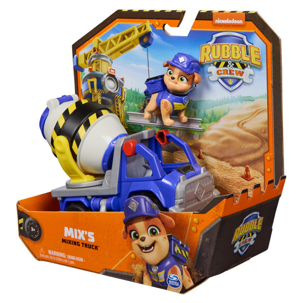 Paw Patrol Rubble & Crew Core Vehicle Mixing Truck