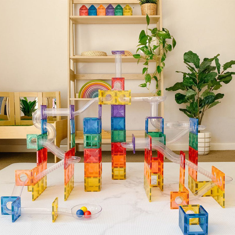 Connetix Rainbow Ball Run Pack 92 pc